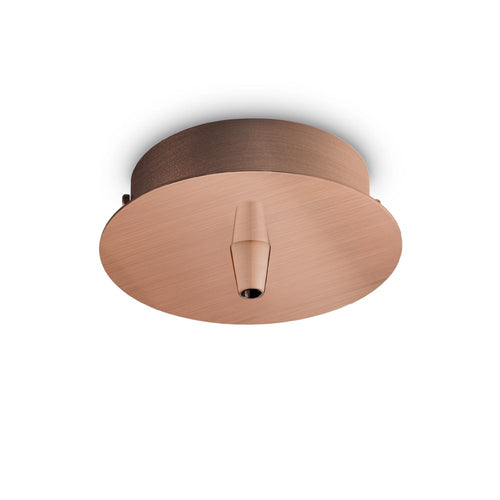 Rosone Standard All In Metallo Rame 1 Luce
