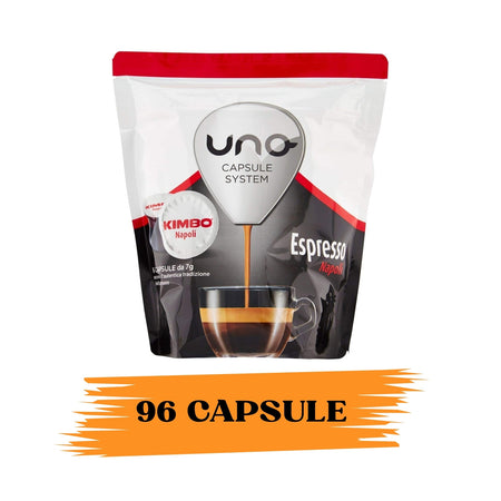 Kimbo Caffe' Confezione Da 96 Capsule Compat. Uno System Napoli