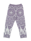 VISION OF SUPER Pantalone Tuta Leggero Uomo Bandana Print Pants Lilac da uomo
