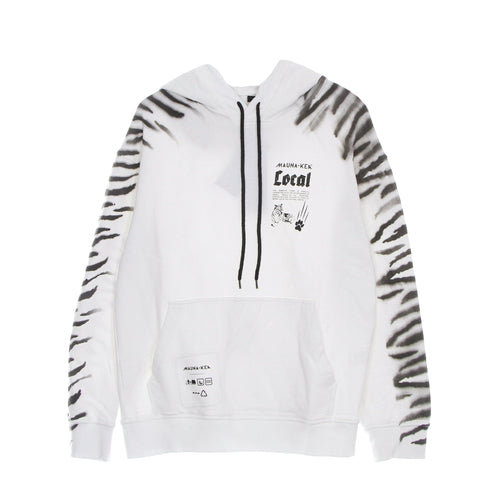MAUNA-KEA Felpa Leggera Cappuccio Uomo Tiger Hoodie White da uomo