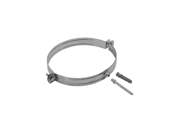 Collare zincato fascetta murale completo di fissaggio da 220mm