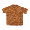 HUF Camicia Manica Corta Donna Groovy Zip Work Shirt Burnt Orange da donna