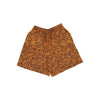 HUF Pantaloncino Donna Groovy Wide Short Burnt Orange da donna