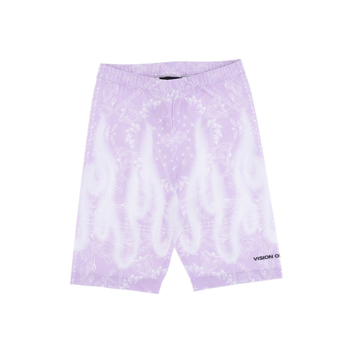VISION OF SUPER Pantaloncino Ciclista Donna Bandana Print Leggings Lilac da donna