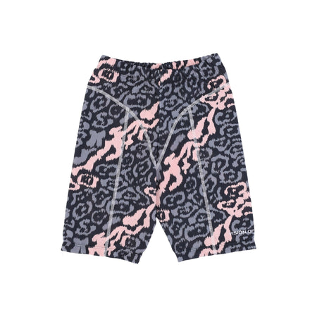 VISION OF SUPER Pantaloncino Ciclista Donna Allover Leopard Leggings Pink/grey da donna