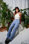 Pantaloni Gamba Larga Donna 24COLOURS