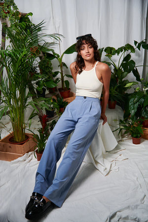 Pantaloni Gamba Larga Donna 24COLOURS