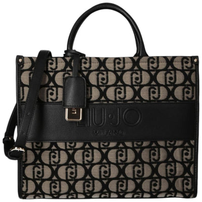 Liu Jo borsa tote nera in tessuto AF5206T3152-22222