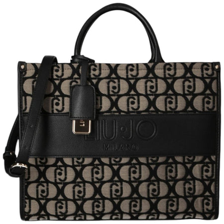 Liu Jo borsa tote nera in tessuto AF5206T3152-22222