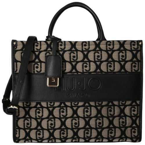 Liu Jo borsa tote nera in tessuto AF5206T3152-22222