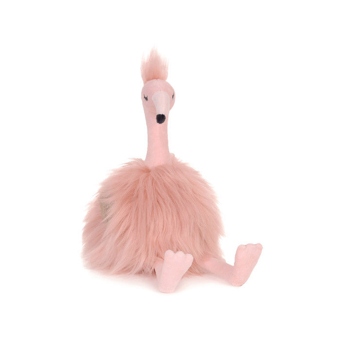 Pupazzo per bambini mini fenicottero OB Designs Flamingo Rosa