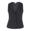 Gilet Dalila Nero Gilet Donna Collo Scialle