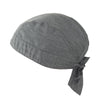 Bandana Marte Grigio Melange Copricapo Cuoco con Tergisudore