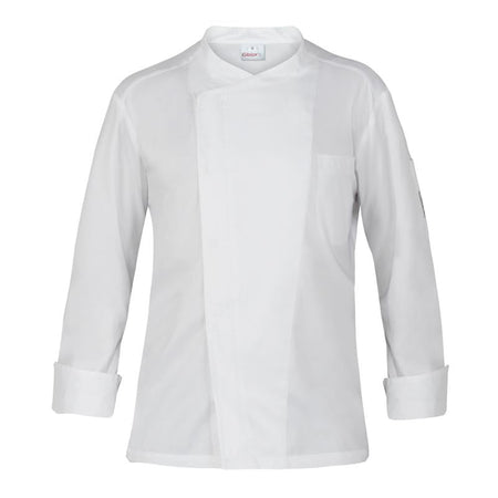 Giacca Michael Bianco Giacca Cuoco Microfibra No Stiro Leggera