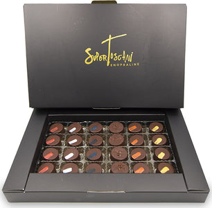 24x Cioccolatini Artigianali al Vino Toscano Praline ai Vini Supertoscani Enopraline Maxi Confezione Regalo 280gr. Made in Italy Alimentari e cura della casa/Snack dolci e salati/Caramelle cioccolatini e gomme da masticare/Caramelle e cioccolatini in confezione regalo/Cioccolatini in confezione regalo Conca d’Oro - Campiglia Marittima, Commerciovirtuoso.it