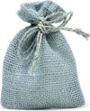 25-Sacchetti-Di-Juta-Azzurro-Per-Bomboniere-Confetti-Compleanni-Matrimonio