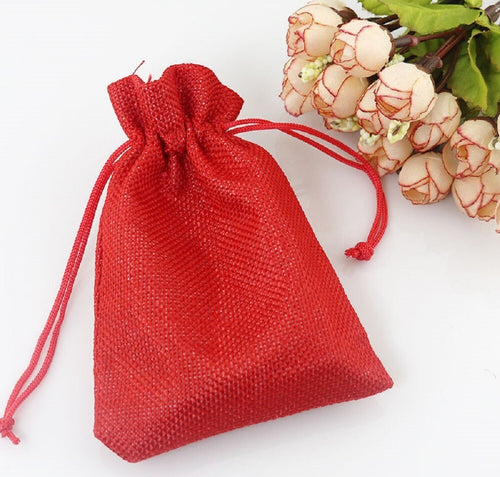 25 Sacchetti Di Juta Rossi Bomboniere Confetti Compleanni Matrimonio Regali Casa e cucina/Hobby creativi/Materiali per hobby creativi/Forniture per feste/Bomboniere Trade Shop italia - Napoli, Commerciovirtuoso.it