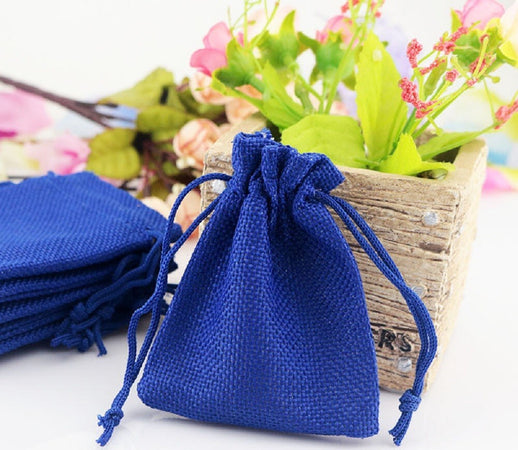 25 Veli Sacchetti Juta Blu Per Bomboniere Feste Decorazioni Cotillon Casa e cucina/Hobby creativi/Materiali per hobby creativi/Forniture per feste/Bomboniere Trade Shop italia - Napoli, Commerciovirtuoso.it