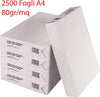 2500 FOGLI CARTA BIANCA FORMATO A4 PER FOTOCOPIATRICE STAMPANTE UFFICIO 5 RISME  Trade Shop italia - Napoli, Commerciovirtuoso.it