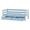 Letto junior ECO Comfort 70x160 con cassetti e sponda di sicurezza - Dream Blue