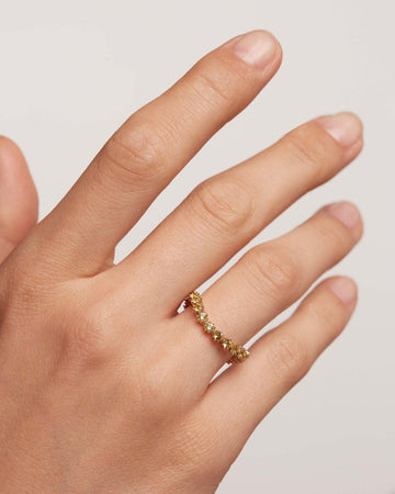 PdPaola - Anello in oro Green Tide