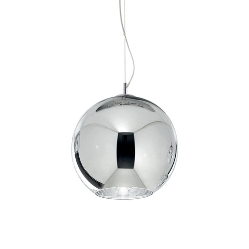 Sospensione Moderna Nemo Metallo Cromo 1 Luce E27 D30Cm