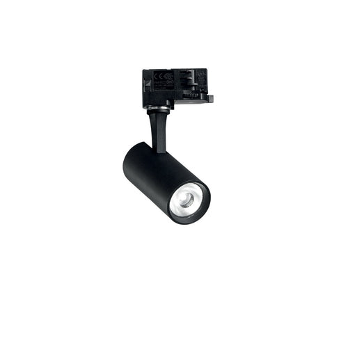 Proiettore Fox On-Off Alluminio-Materie Plastiche Nero Led 8W 3000K Cri80