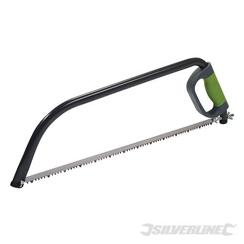 Sega ad arco con lama 600 mm Silverline ideale per potare legno verde Silverline
