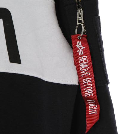 ALPHA INDUSTRIES Felpa Girocollo Uomo Nasa Inlay Sweater Rep. Blue da uomo