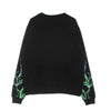 PHOBIA Felpa Leggera Girocollo Uomo Lightning Crewneck Black/green/lightblue da uomo