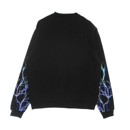 PHOBIA Felpa Leggera Girocollo Uomo Lightning Crewneck Black/blue/lightblue da uomo