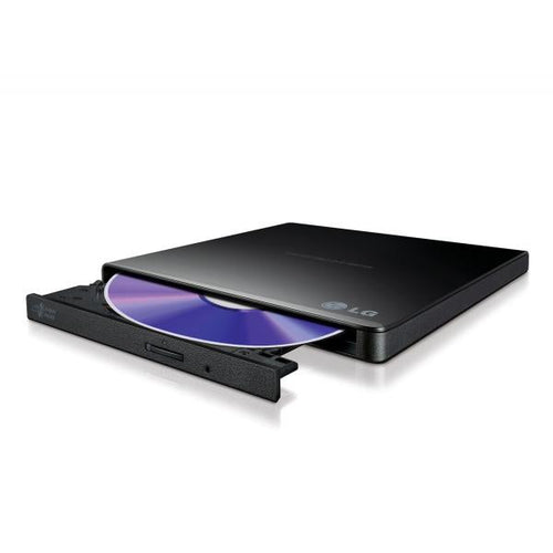 Masterizzatore esterno LG GP57EB40 - Masterizza tutti i principali formati DVD / CD - Protezione dei dati con supporto M-DISC - Funzione Silent Play - Black