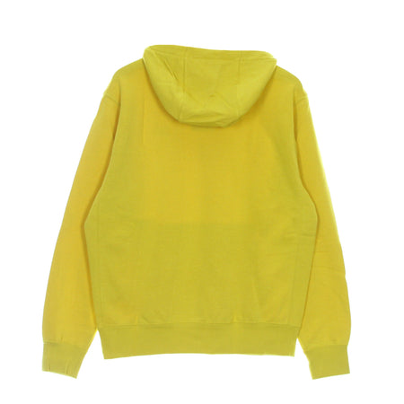 Nike Felpa Leggera Cappuccio Uomo Sportswear Club Hoodie Vivid Sulfur/vivid Surfur/white da uomo