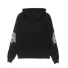 PHOBIA Felpa Leggera Cappuccio Zip Uomo Cobweb Print Open Hoodie Black/white da uomo