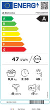 LG Lavatrice CF 8Kg 1400G WiFi L60xP55 Cl.A F4NX1008NWK