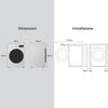 LG Lavatrice CF 8Kg 1400G WiFi L60xP55 Cl.A F4NX1008NWK