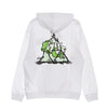 HUF Felpa Cappuccio Uomo Quake Tt P/o Hoodie White da uomo