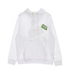 HUF Felpa Cappuccio Uomo Quake Tt P/o Hoodie White da uomo