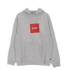 HUF Felpa Cappuccio Uomo Essentials Box Logo P/o Hoodie Athletic Heather da uomo