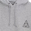 HUF Felpa Cappuccio Uomo Essentials Tt P/o Hoodie Athletic Heather da uomo