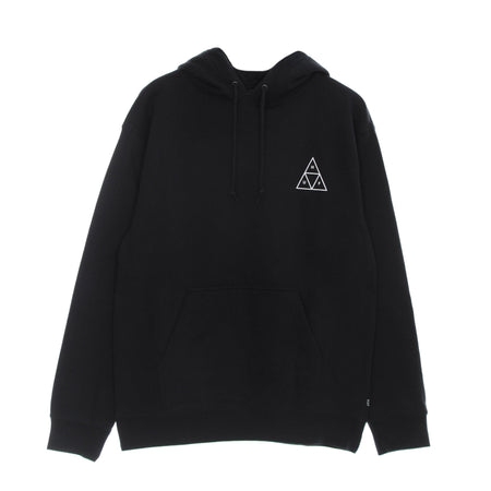 HUF Felpa Cappuccio Uomo Essentials Tt P/o Hoodie Navy da uomo