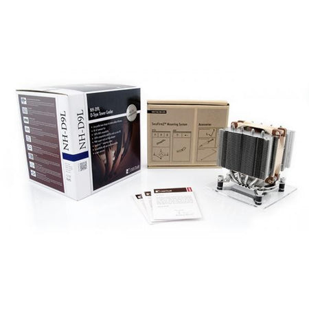 Noctua NH-D9L - raffreddatore ad aria per processore - (per: LGA1156, AM2, AM2+, AM3, LGA1155, AM3+, LGA2011, FM1, FM2, LGA1150, FM2+, LGA2011-3, AM4, LGA1200)
