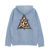 HUF Felpa Cappuccio Uomo Infinity Jemel P/o Hoodie Light Blue da uomo