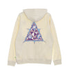HUF Felpa Cappuccio Uomo Infinity Jemel P/o Hoodie Off White da uomo