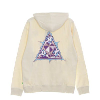 HUF Felpa Cappuccio Uomo Infinity Jemel P/o Hoodie Off White da uomo