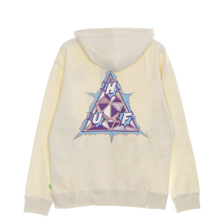 HUF Felpa Cappuccio Uomo Infinity Jemel P/o Hoodie Off White da uomo