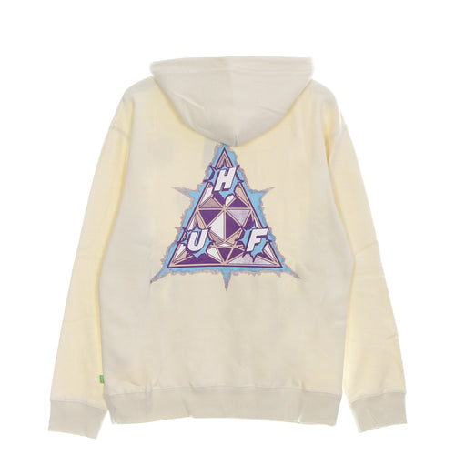 HUF Felpa Cappuccio Uomo Infinity Jemel P/o Hoodie Off White da uomo