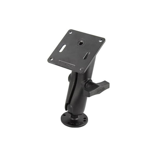 RAM Mount RAM-101U-2461 kit di fissaggio (VESA kit 75 mm, C-size - Double Ball Mount with - 75x75mm VESA Plate, 589 g, 186.7 mm - Warranty: 300M)