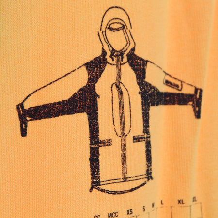 THE NORTH FACE Felpa Cappuccio Uomo Galahm Graphic Hoodie Chamois Orange da uomo