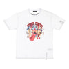 VISION OF SUPER Maglietta Uomo Tongue Print Tee White da uomo